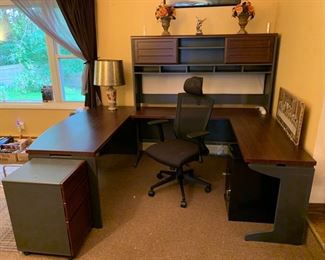 Executive desk and chair