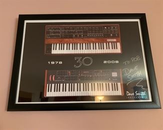 Here is a signed Steve Smith 30 year poster of his iconic sound systems 1978-2008