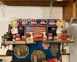Campbell's Soup Kids banks, bowls, and collectibles