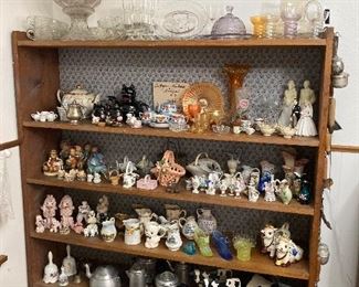 punchbowl set, decor, enamelware, etc