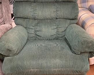 green La-Z-Boy recliner