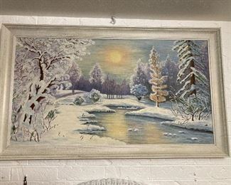 original Effie Tinkler (Fort Stockton) oil on canvas 