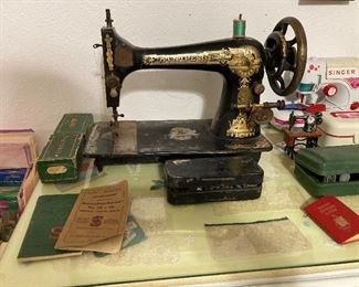 antique Singer sewing machine