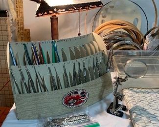 Boye's crochet needle store display