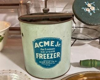 Acme Jr ice cream freezer 