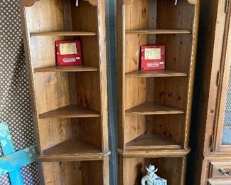 Ethan Allen corner cabinets