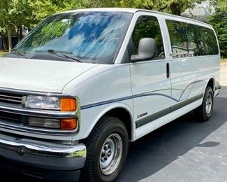 Buy it Now ($5,995) 2000 Chevrolet Express 1500 Passenger/Cargo Van.  New Michelin Tires, Battery and recently detailed.  Only 120,000 Miles, Automatic.  Used as a Handicap Van the Lift has been repaired and is working. 