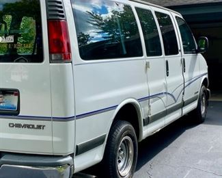 Buy it Now ($5,995) 2000 Chevrolet Express 1500 Passenger/Cargo Van.  New Michelin Tires, Battery and recently detailed.  Only 120,000 Miles, Automatic.  Used as a Handicap Van the Lift has been repaired and is working. 