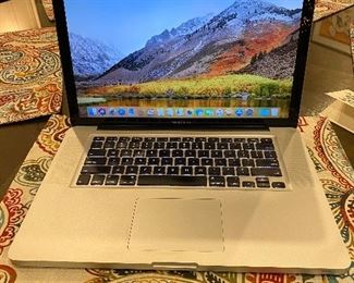 Late 2010 15.4" MacBook Pro 4GB, 320GB HDD with Box and packing material.  Fresh macOS Sierra.