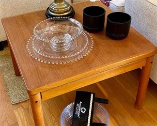 One of 2 Mid-Century Modern Side Tables