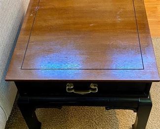 Mid-Century Modern Asian Style Side Table.