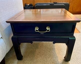 Mid-Century Modern Asian Style Side Table.