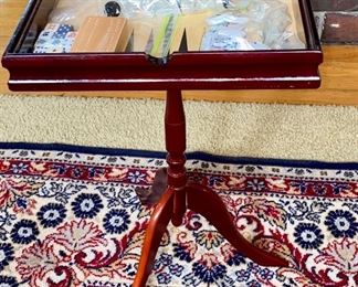 Chess, Checkers and Backgammon Table with Glass Chessboard