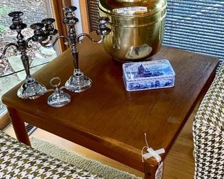 Cool MCM Table Lamp with Brass base