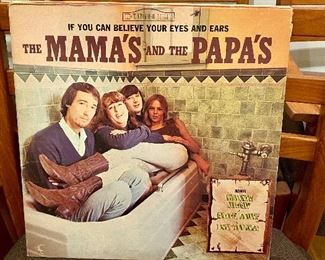 I just discovered a treasure Trove of Record Albums.  Mama’s and Papa’s