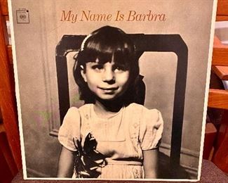 I just discovered a treasure Trove of Record Albums.  Barbra Streisand