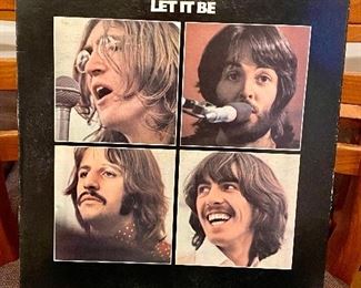 I just discovered a treasure Trove of Record Albums.  Beatles Let it Be