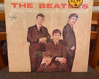 I just discovered a treasure Trove of Record Albums.  Beatles Introducing the Beatles