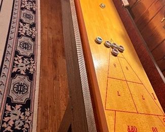 Vintage 1966 shuffleboard set