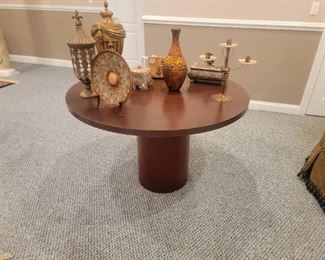 Round Wooden Foyer Table (48" Round) $375 (decor available)