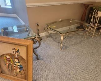 Cocktail Table $200 End Table $100 (art available)