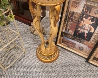 Marble Top Round Table $175