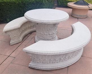 Outdoor Concrete Set $400