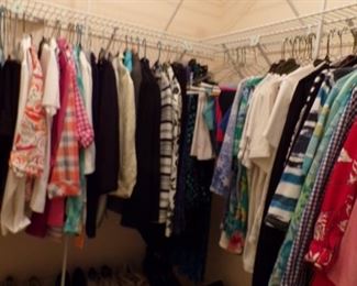 lots of nice clothing & shoes