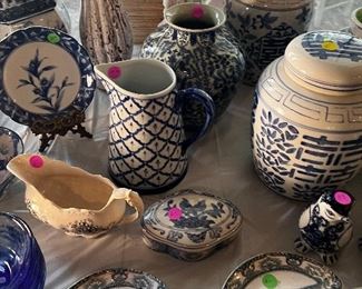 Beautiful Blue Dishes..