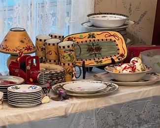 Nice Christmas Diahes and many others!