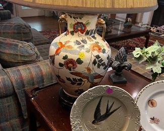 Rare Vintage cloisonné lamp!