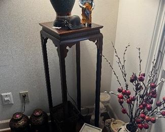 Vintage table and lamp