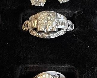 Diamonds, Platinum, White Gold