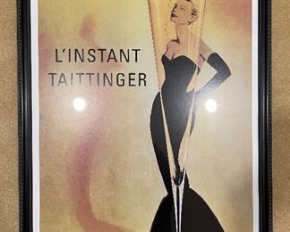 L'Instant Taittinger framed print