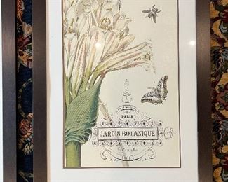 Jardin Botanique Flora framed print