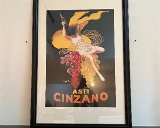 Asti Cinzano framed print