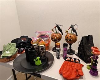 Large amount of Halloween decorations