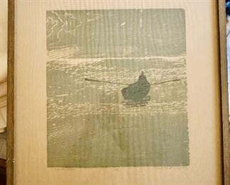 Paul Shaub.  Lithograph, pencil signed & numbered.