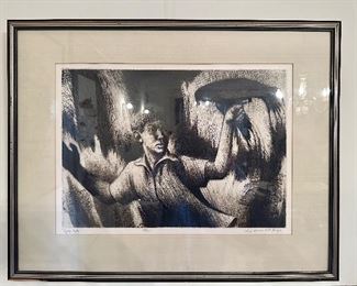 Donald Sexauer “To Fly, To Fly”.  Lithograph, signed and numbered.