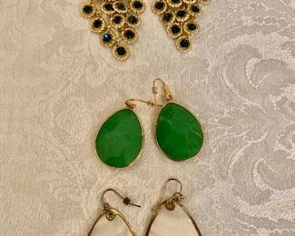 Huge assortment of contemporary and vintage earrings.