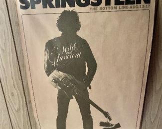 Vintage Springsteen “Bottom Line” Poster