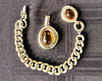 Givenchy bracelet and pendant