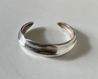 Modernist Tiffany sterling cuff