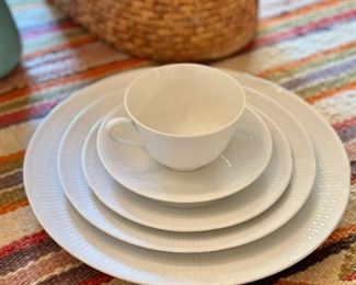 Rorstrand Sweden "Grace Snow" Dinnerware