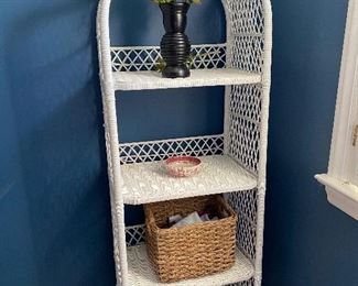 Wicker stand available and will be discontinued 30% Sunday 12-4. 