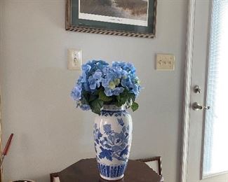 Table and flowers w/vase available and discounted 30% Sunday 12-4. 