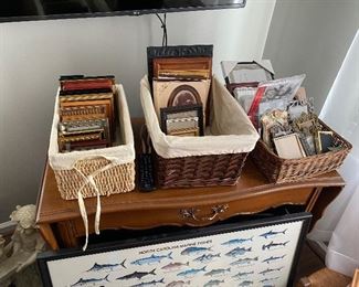 Fish pic, TV and TV stand sold. Many frames available. 