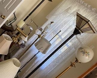 Many lamps sold and some available at 30% discount Sunday 12-4. 