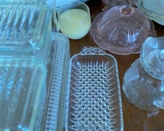 MOST pieces available at 30% discount Sunday 12-4. Vintage Refrigerator Glass pieces priced as marked.