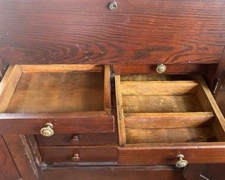 wood toolbox drawers